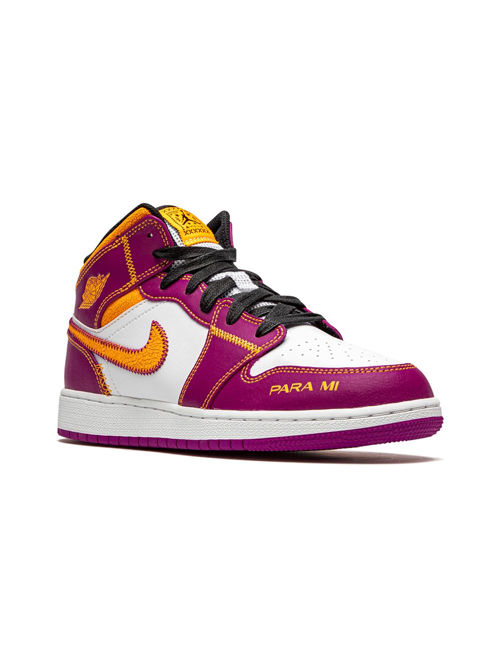 Jordan Kids 'Air Jordan 1 Mid DOD' Sneakers - Violett von Jordan Kids