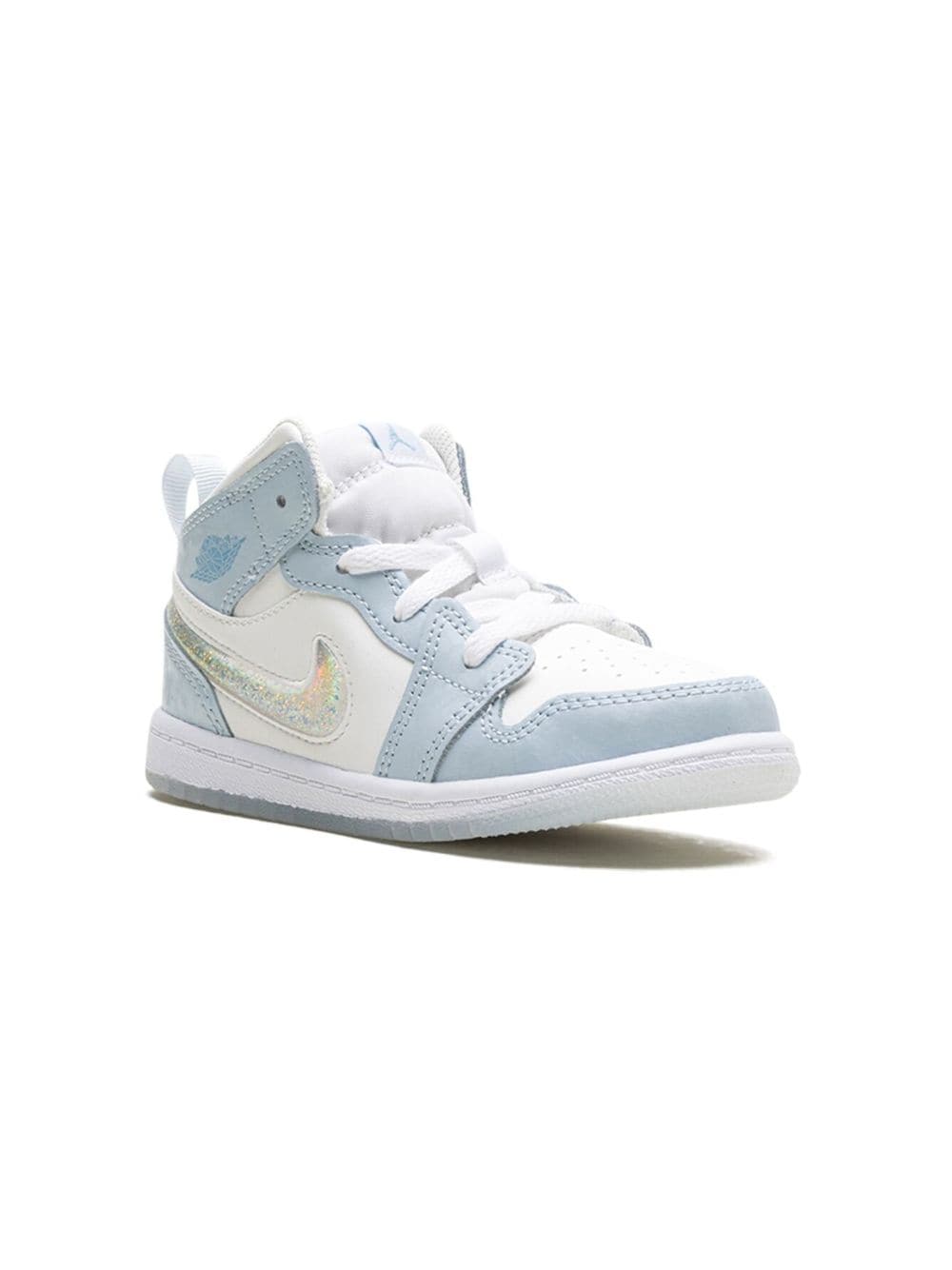 Jordan Kids Air Jordan 1 Mid Glitter Swoosh Sneakers - Blau von Jordan Kids