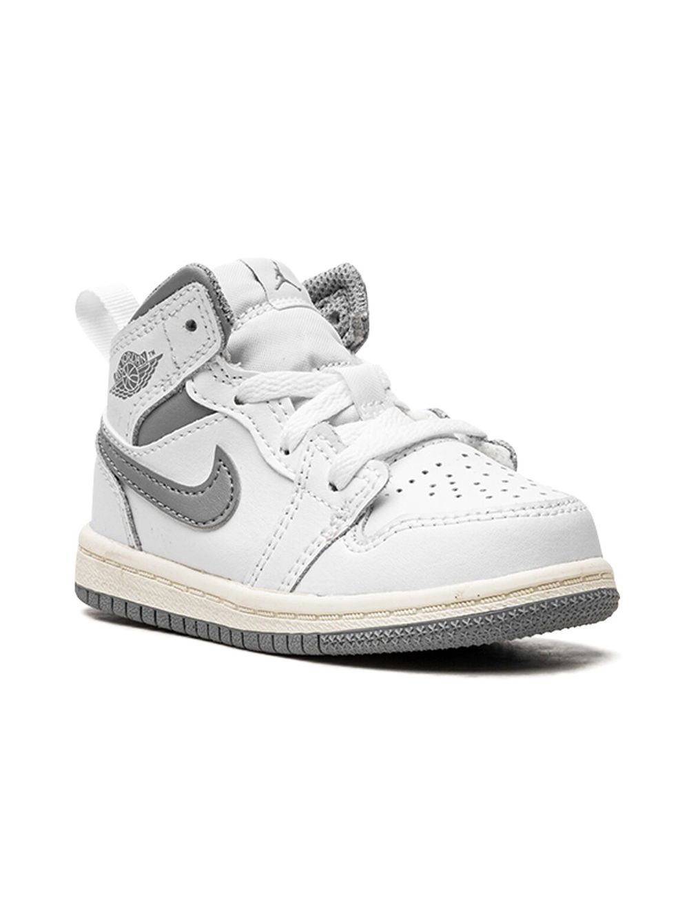 Jordan Kids Air Jordan 1 Mid Neutral Grey Sneakers - Weiß von Jordan Kids