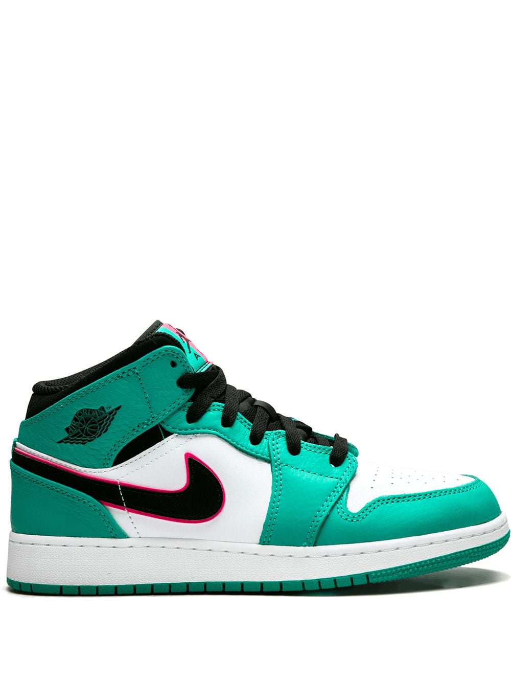 Jordan Kids 'Air Jordan 1 Mid SE (GS)' Sneakers - Grün von Jordan Kids