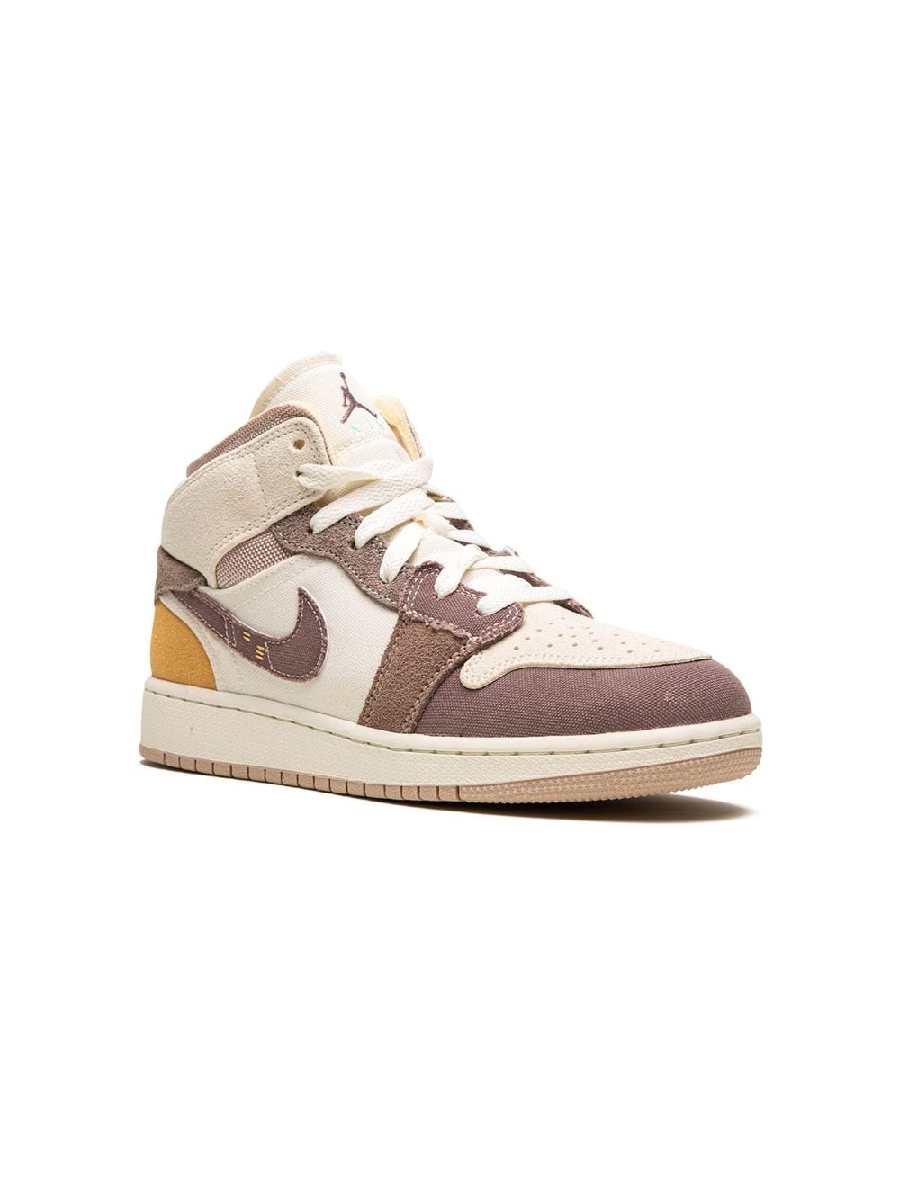 Jordan Kids Air Jordan 1 Mid SE Craft Inside Out Taupe Haze Sneakers - Nude von Jordan Kids