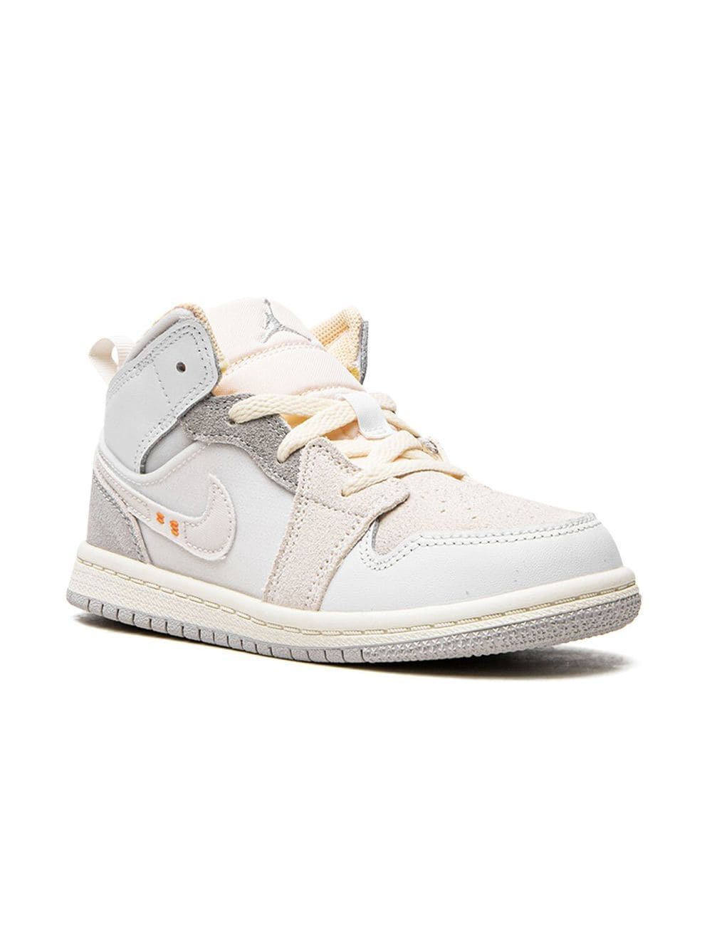 Jordan Kids Air Jordan 1 Mid SE Craft Sneakers - Nude von Jordan Kids