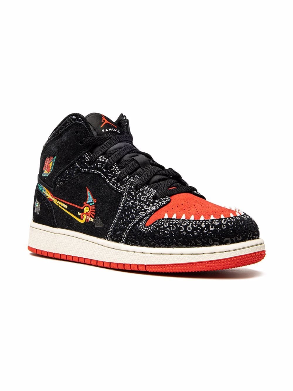 Jordan Kids Air Jordan 1 Mid SE Siempre Familia Sneakers - Schwarz von Jordan Kids