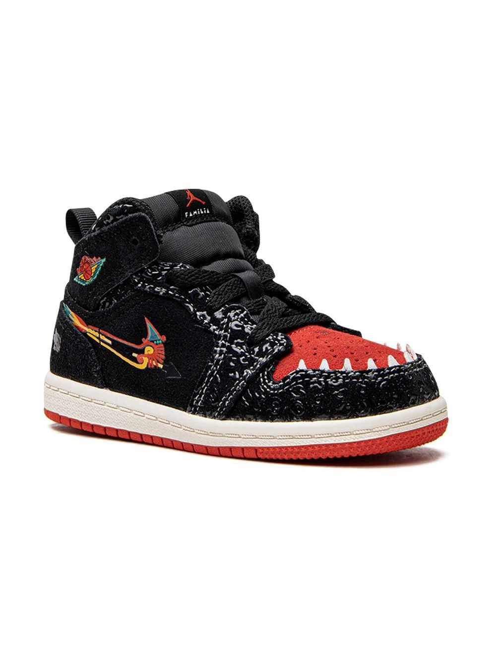 Jordan Kids Air Jordan 1 Mid SE Siempre Familia Sneakers - Schwarz von Jordan Kids