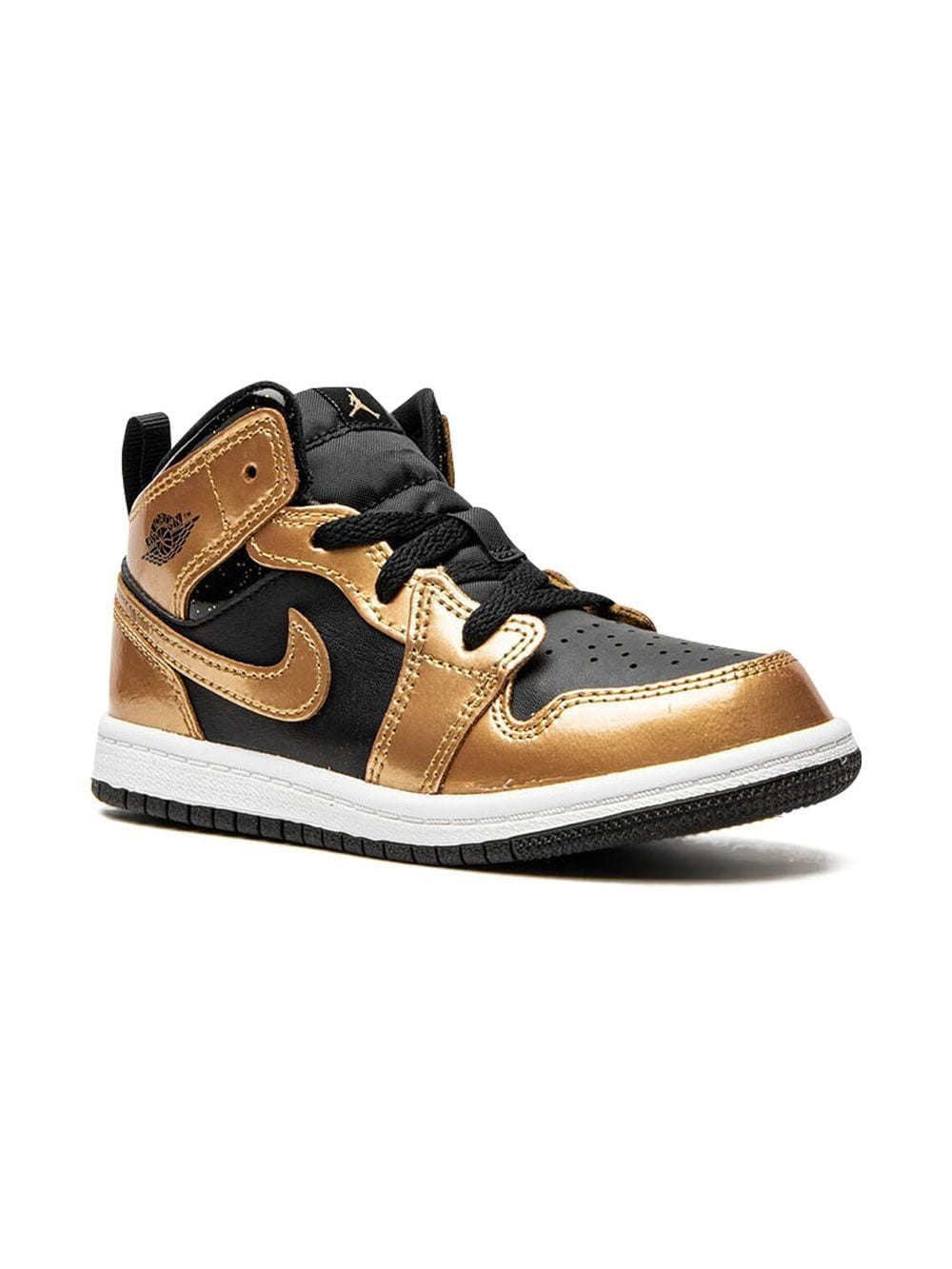 Jordan Kids Air Jordan 1 Mid SE Sneakers - Schwarz von Jordan Kids