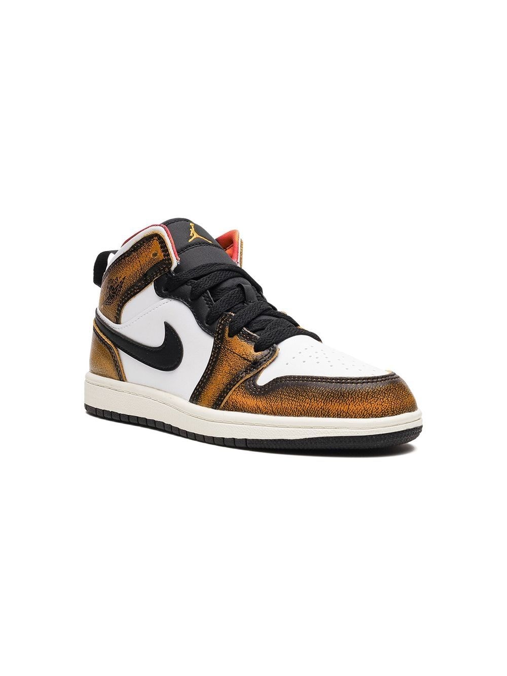 Jordan Kids Air Jordan 1 Mid SE Sneakers - Weiß von Jordan Kids