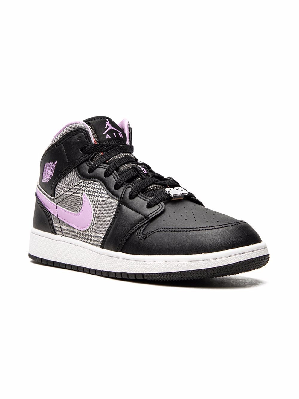 Jordan Kids Air Jordan 1 Mid Sneakers - Schwarz von Jordan Kids