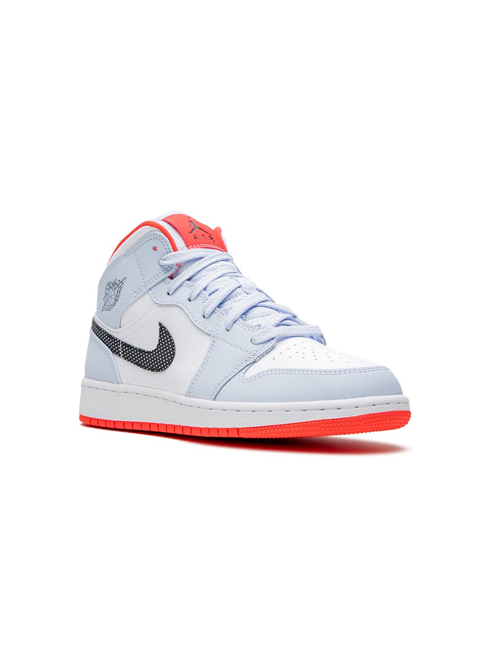 Jordan Kids 'Air Jordan 1 Mid' Sneakers - HALF BLUE/BLACK-WHITE von Jordan Kids