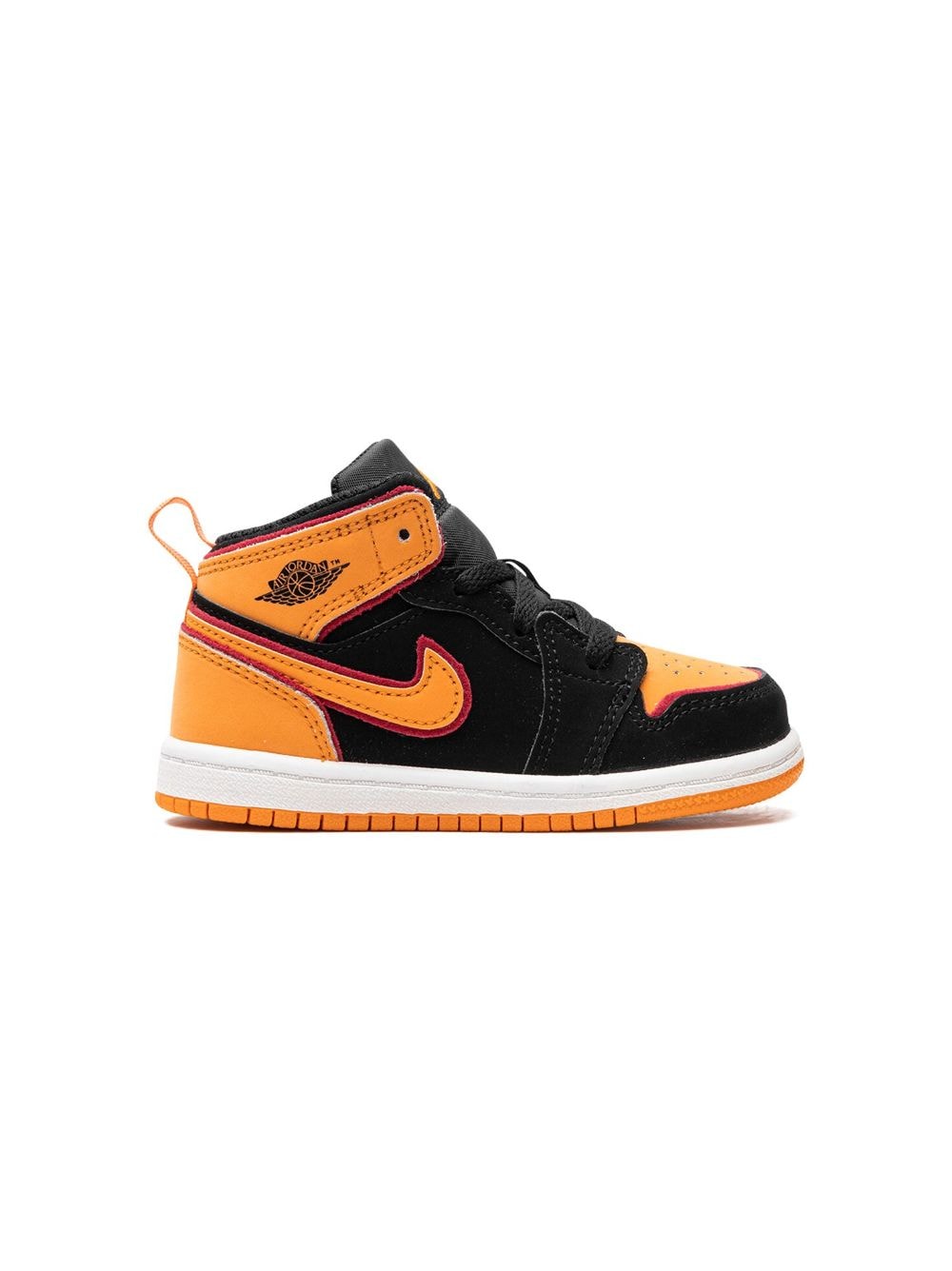 Jordan Kids Air Jordan 1 Mid Vivid Orange Sneakers von Jordan Kids