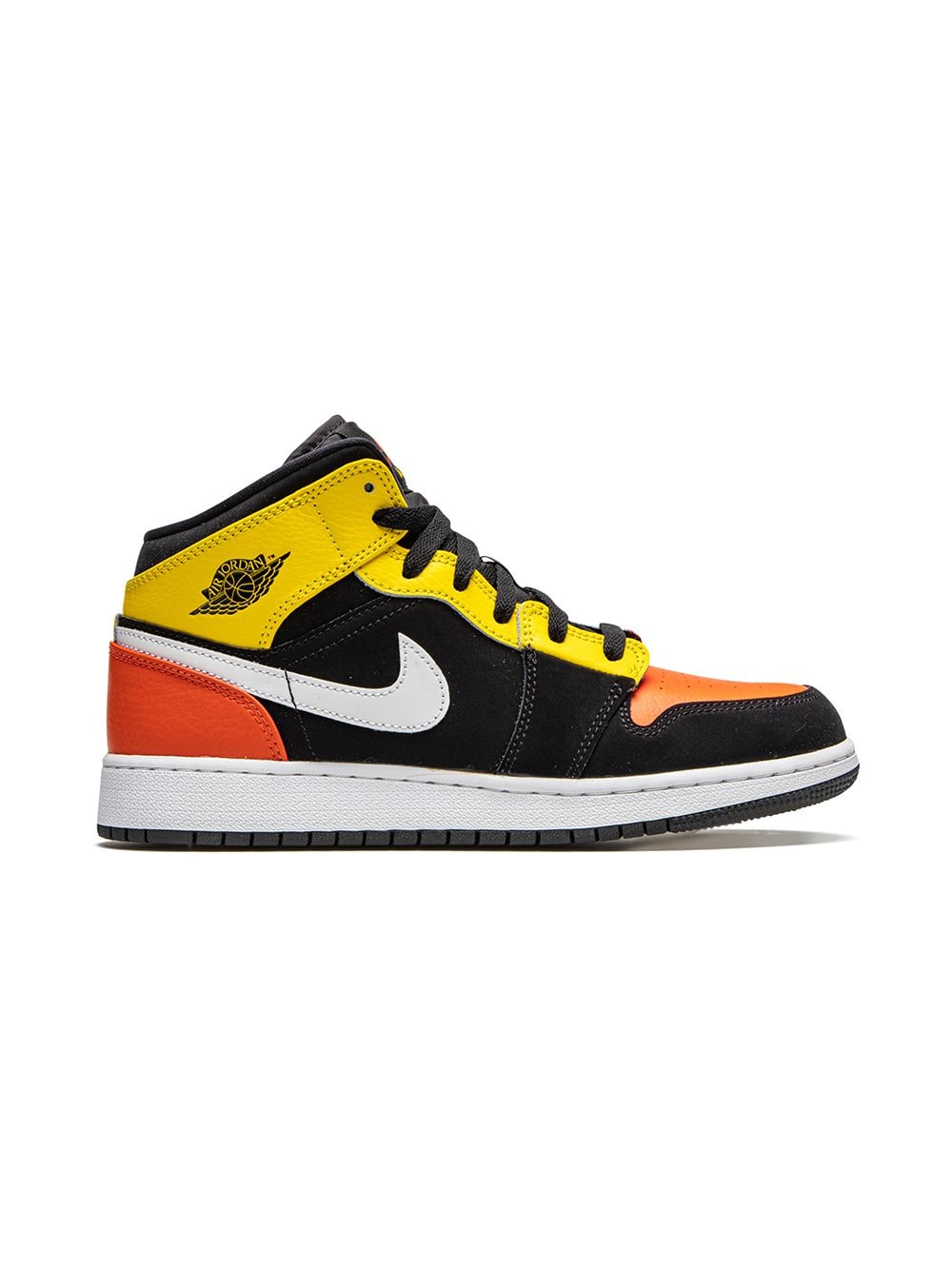 Jordan Kids 'Air Jordan 1 Mid' Sneakers - Schwarz von Jordan Kids