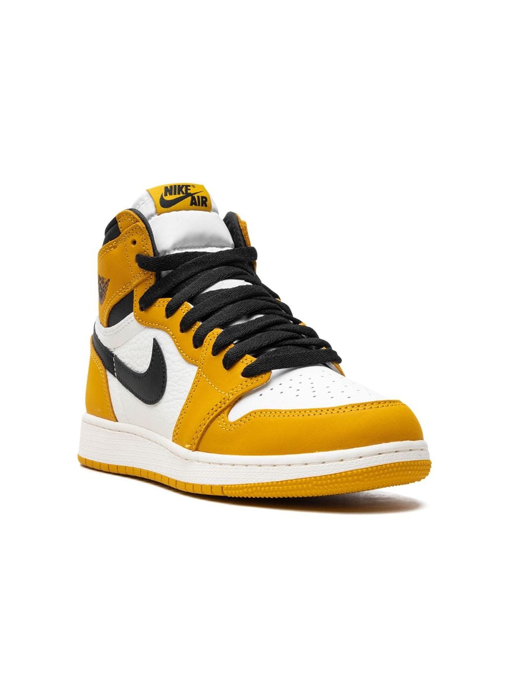 Jordan Kids Air Jordan 1 Retro High OG Yellow Ochre/Schwarz Sneakers - Gelb von Jordan Kids