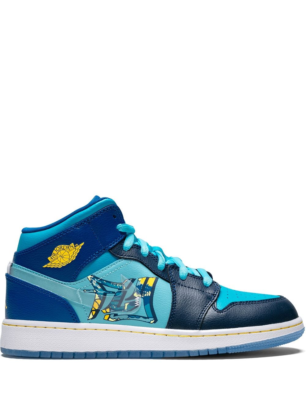 Jordan Kids 'Air Jordan 1' Sneakers - Blau von Jordan Kids