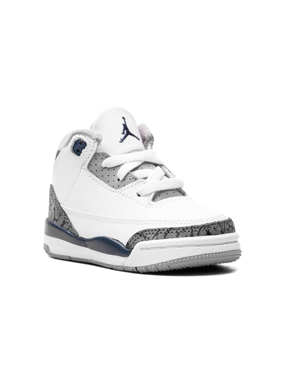 Jordan Kids Air Jordan 3 TD "Midnight Navy" Sneakers - Weiß von Jordan Kids