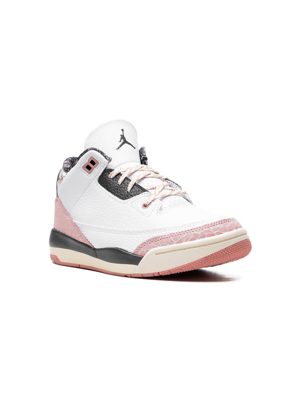 Jordan Kids Air Jordan 3 "White/Red Stardust" Sneakers - Weiß von Jordan Kids