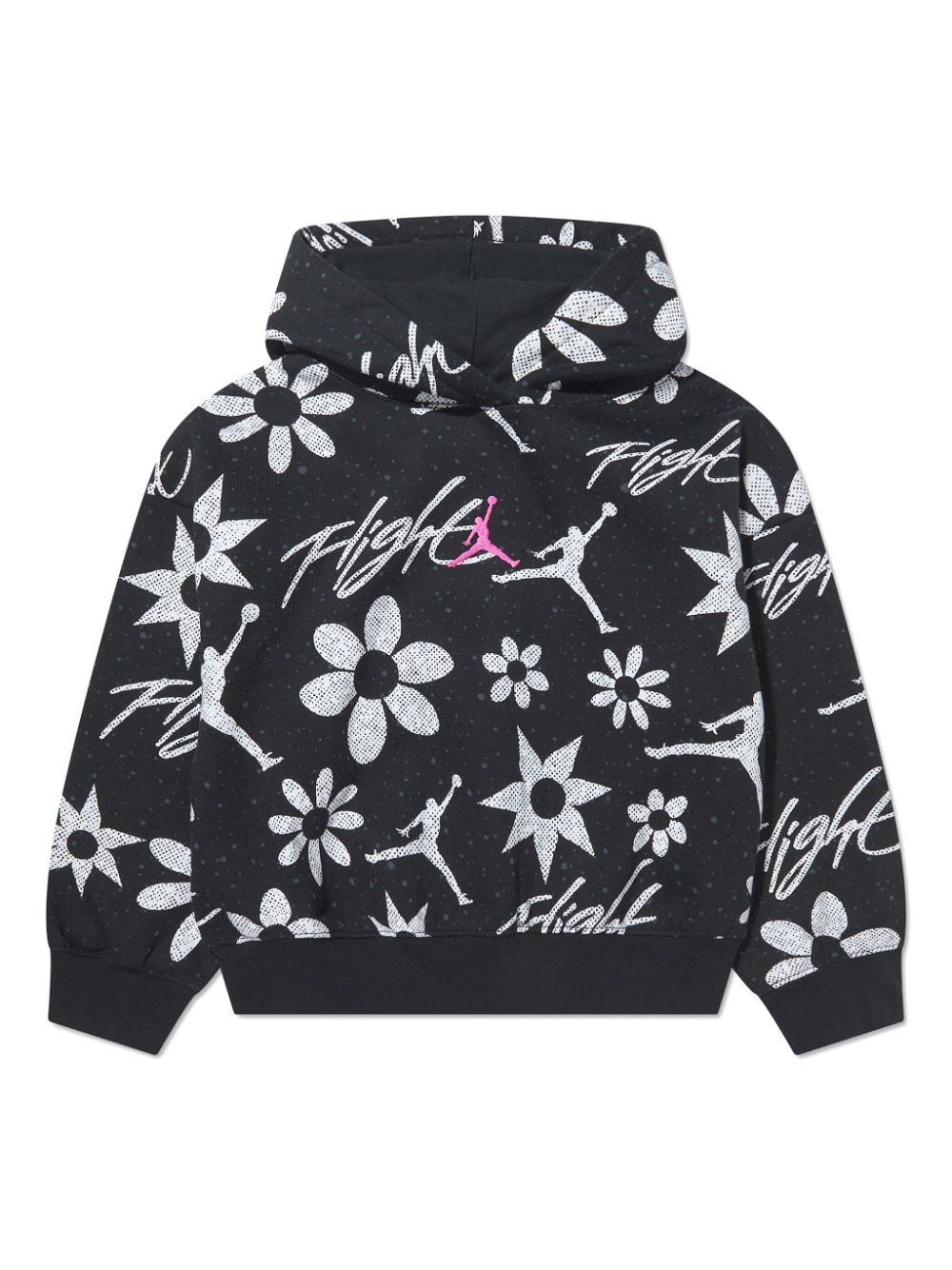 Jordan Kids Hoodie mit Floral Flight-Print - Schwarz von Jordan Kids