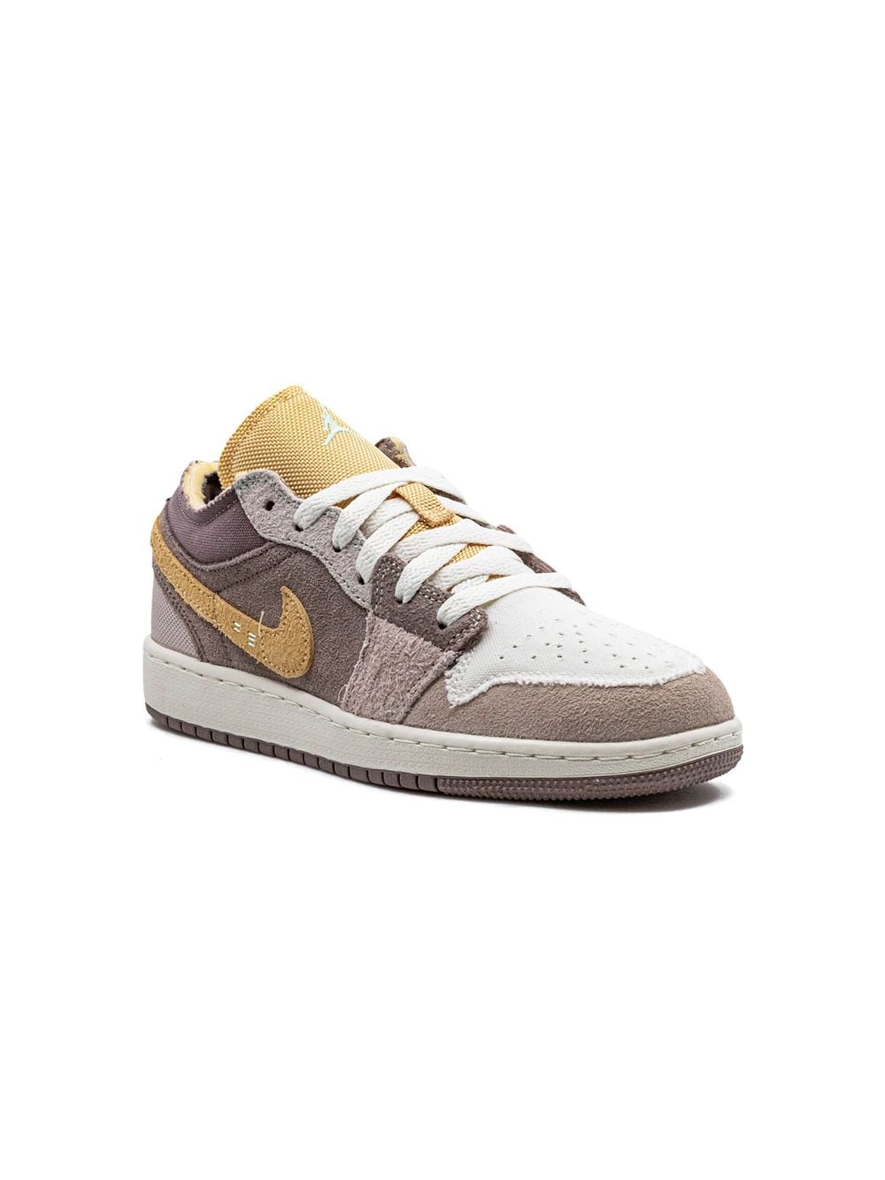 Jordan Kids Jordan 1 Low SE Craft Taupe Haze Sneakers - Nude von Jordan Kids