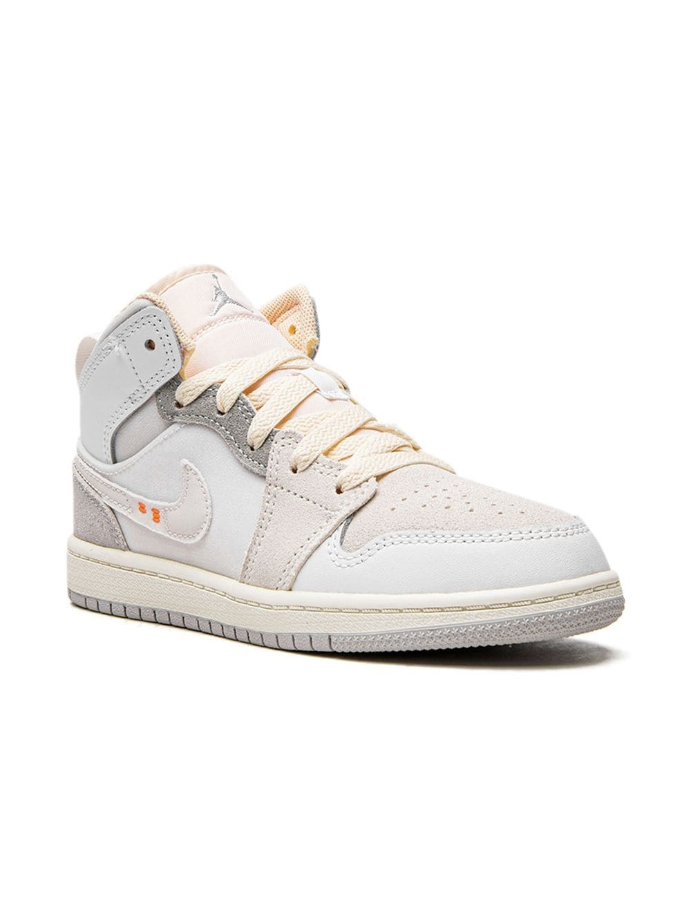 Jordan Kids Air Jordan 1 Mid SE Craft Sneakers - Weiß von Jordan Kids