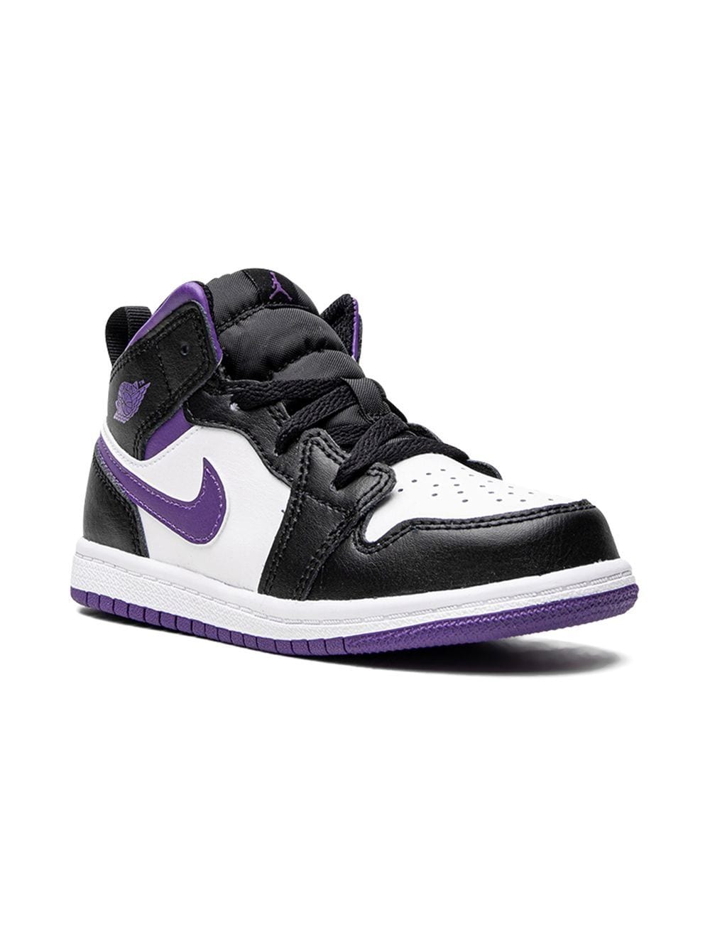 Jordan Kids Jordan 1 Mid Sneakers - Schwarz von Jordan Kids