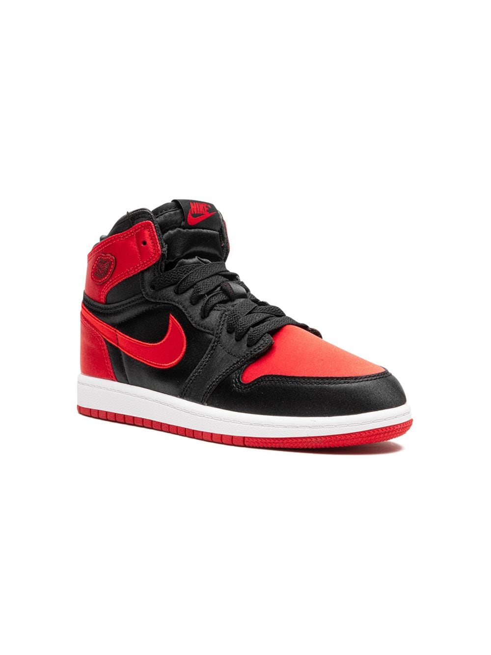 Jordan Kids Jordan 1 Retro High Og Santin Bred Sneakers - Schwarz von Jordan Kids