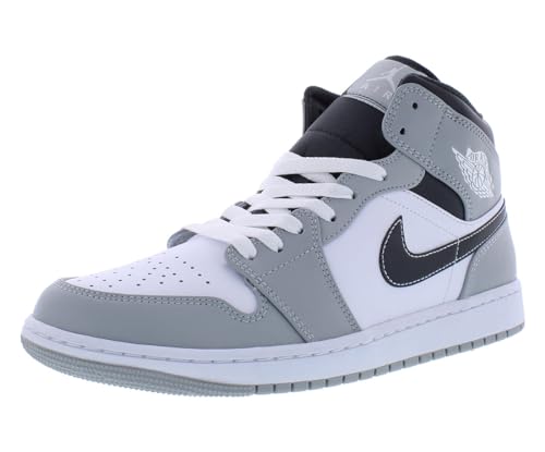 AIR JORDAN 1 Mid Light Smoke Grey Anthracite 554724-078 43 von Jordan