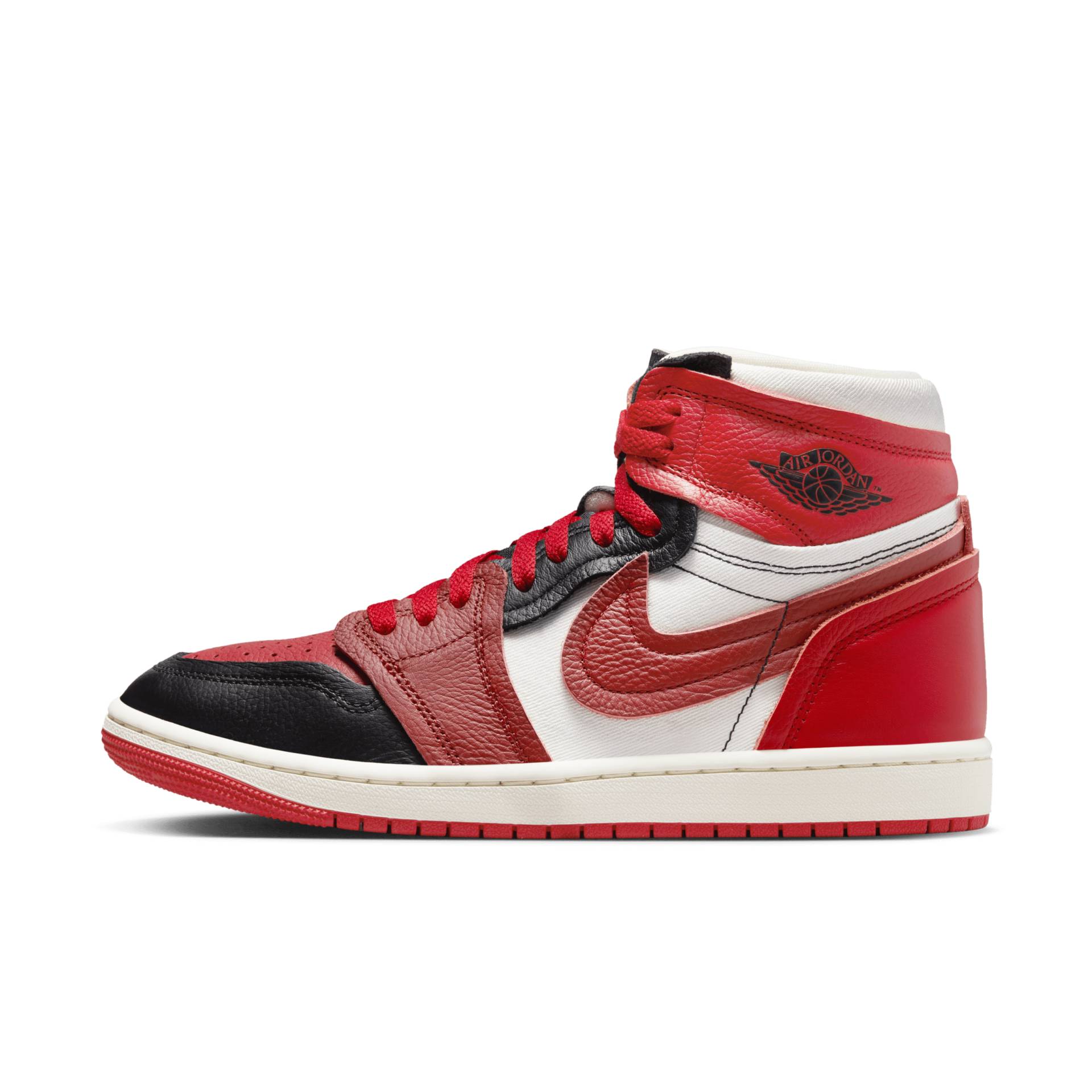 Air Jordan 1 High Method of Make Damenschuh - Rot von Jordan