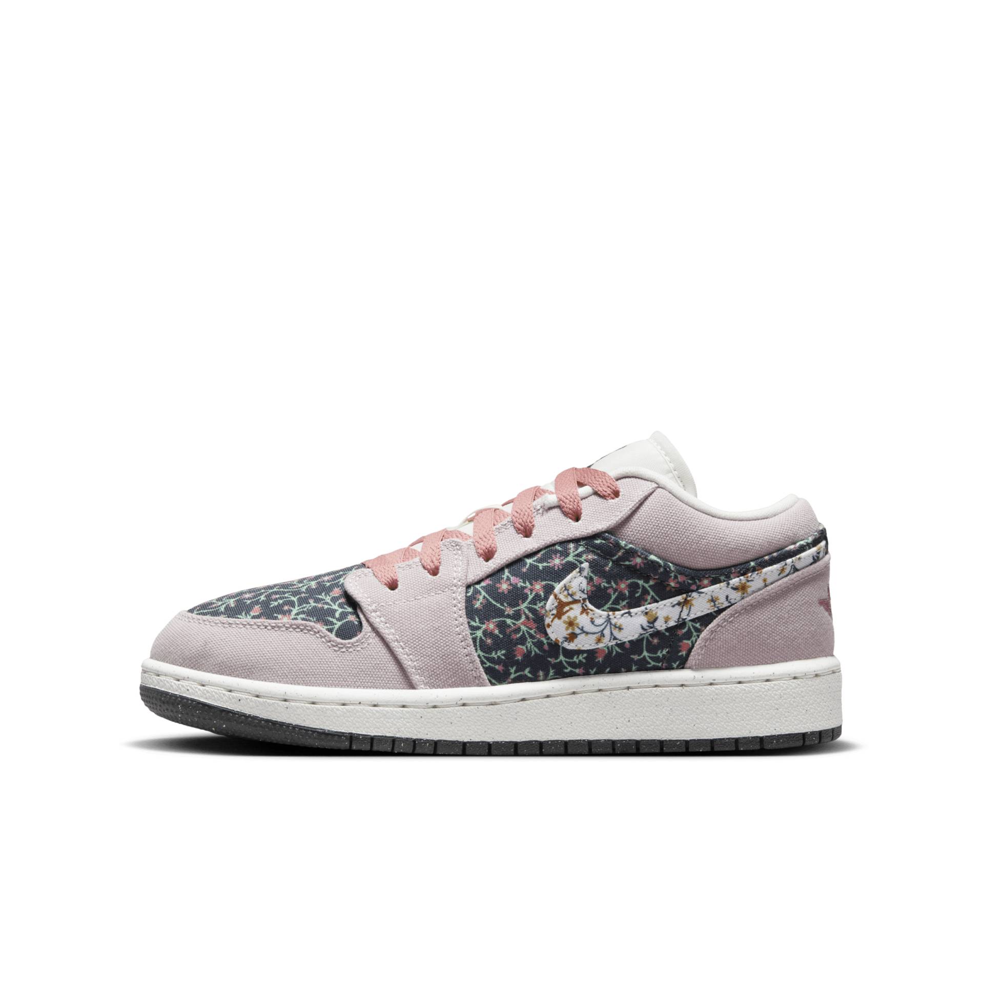 Air Jordan 1 Low SE Schuh für ältere Kinder - Lila von Jordan