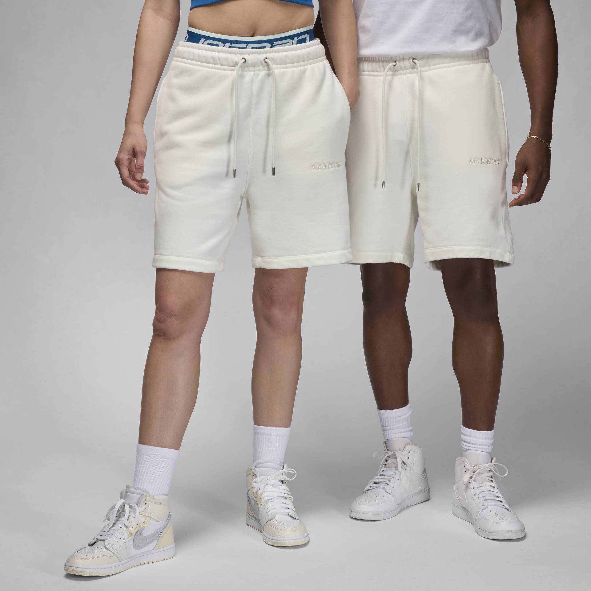 Air Jordan Wordmark Fleece-Shorts für Herren - Weiß von Jordan