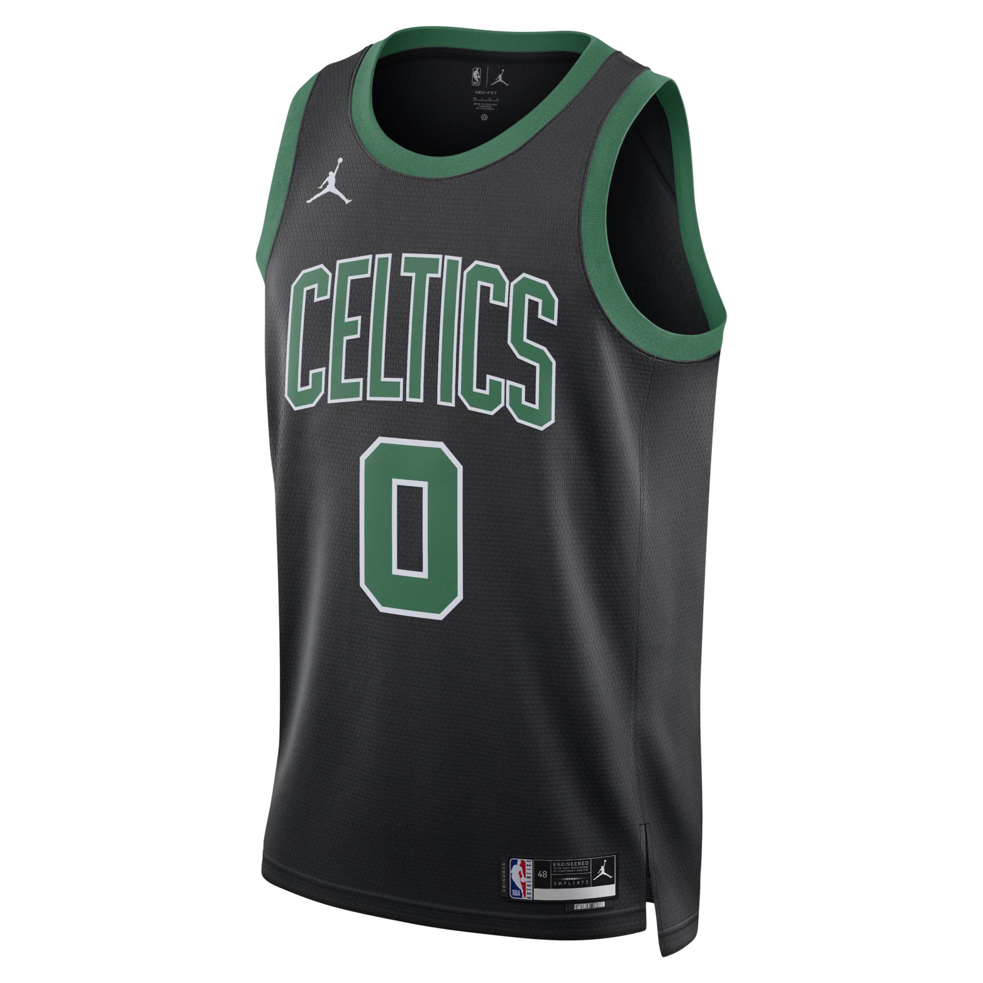 Boston Celtics Statement Edition Jordan Dri-FIT NBA Swingman Trikot für Herren - Schwarz von Jordan