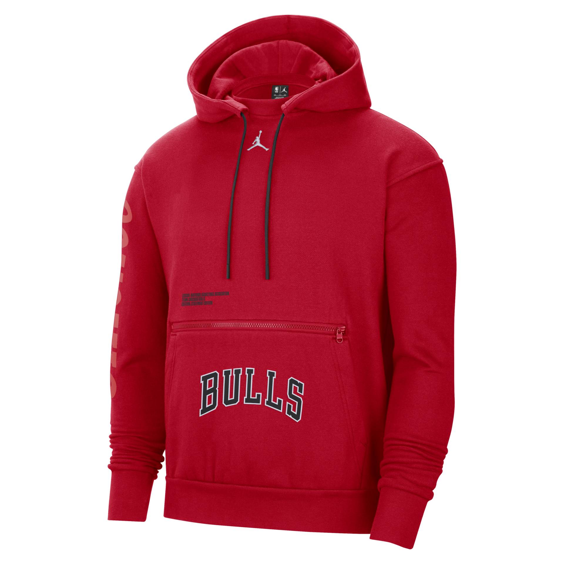 Chicago Bulls Courtside Statement Edition Jordan NBA-Fleece-Hoodie für Herren - Rot von Jordan