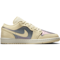 Jordan 1 Low Damen Sneaker - Weiß - Größe 40 - Leder, Synthetik von Jordan