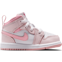 Jordan 1 Mid Baby Sneaker - Rosa - Größe 19.5 - Leder von Jordan