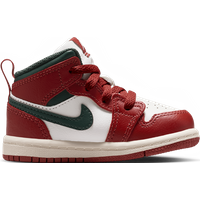 Jordan 1 Mid Baby Sneaker - Weiß - Größe 27 - Leder von Jordan