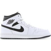 Jordan 1 Mid Herren Sneaker - Weiß - Größe 40.5 - Leder, Synthetik von Jordan