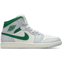 Jordan 1 Mid Herren Sneaker - Weiß - Größe 45 - Leder, Synthetik von Jordan