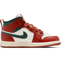 Jordan 1 Mid Kinder Sneaker - Weiß - Größe 27.5 - Leder von Jordan