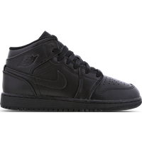 Jordan 1 Mid Kleinkind Sneaker - Schwarz - Größe 36.5 - Textil, Leder von Jordan