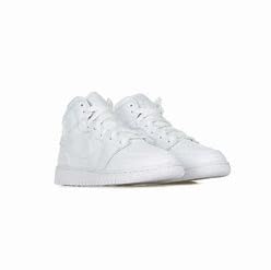 Jordan Air 1 Mid (GS) Unisex Erwachsene, Weiß, 37.5 EU von Jordan