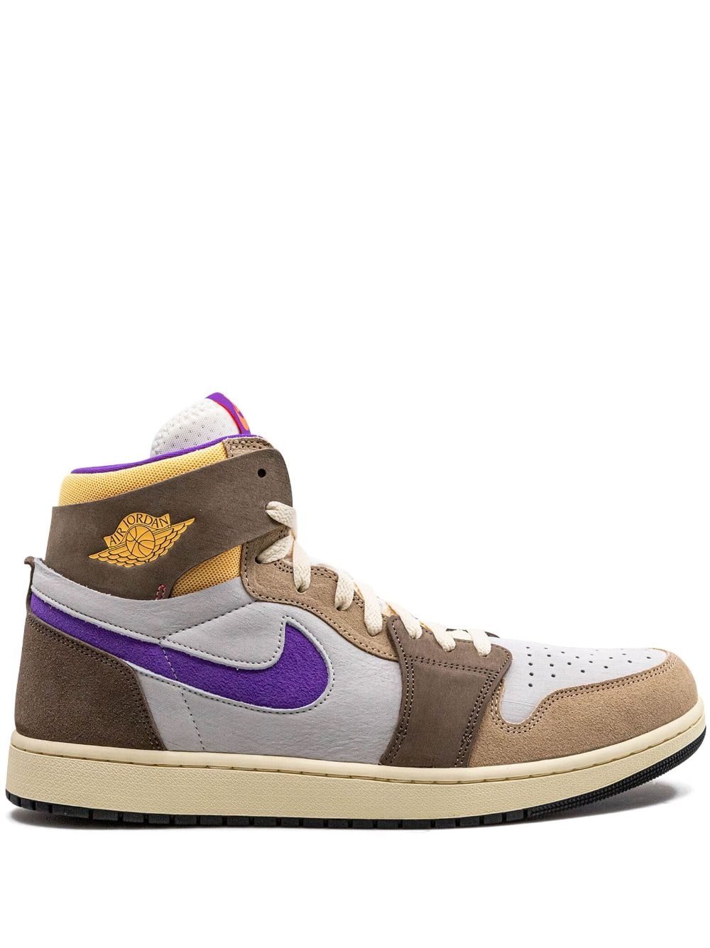 Jordan Air Jordan 1 High Zoom Air CMFT 2 Palomino/Wild Berry Sneakers - Braun von Jordan