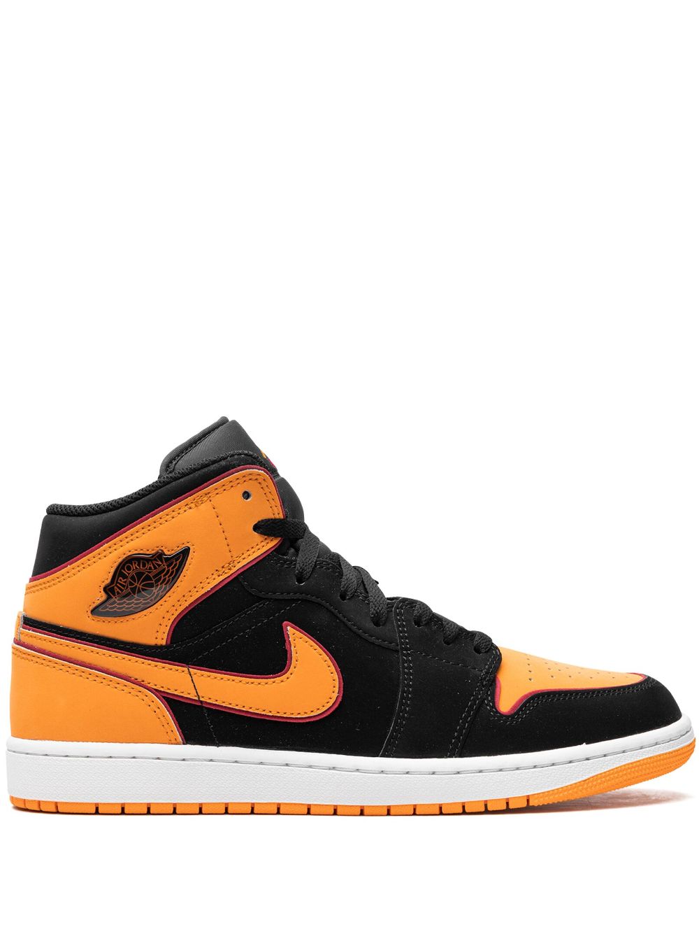 Jordan Air Jordan 1 Mid Black Orange Sneakers von Jordan