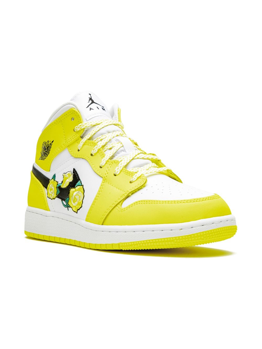 Jordan Kids 'Air Jordan 1 Mid GS' Sneakers - Gelb von Jordan Kids