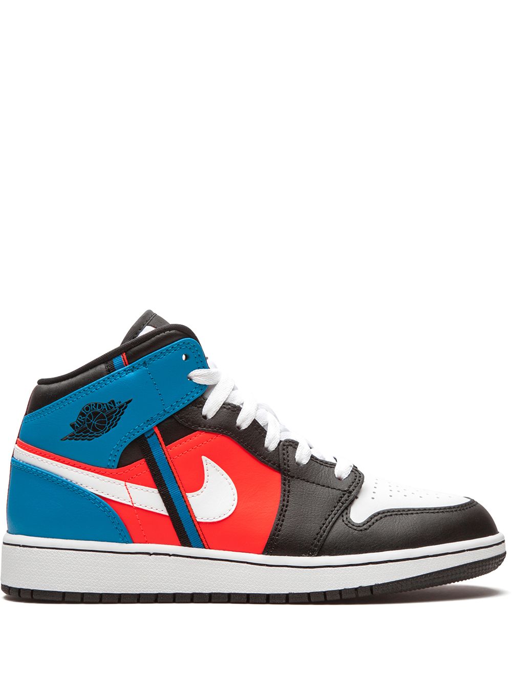 Jordan Kids TEEN 'Air Jordan 1 Mid Game Time GS' Sneakers - Weiß von Jordan Kids