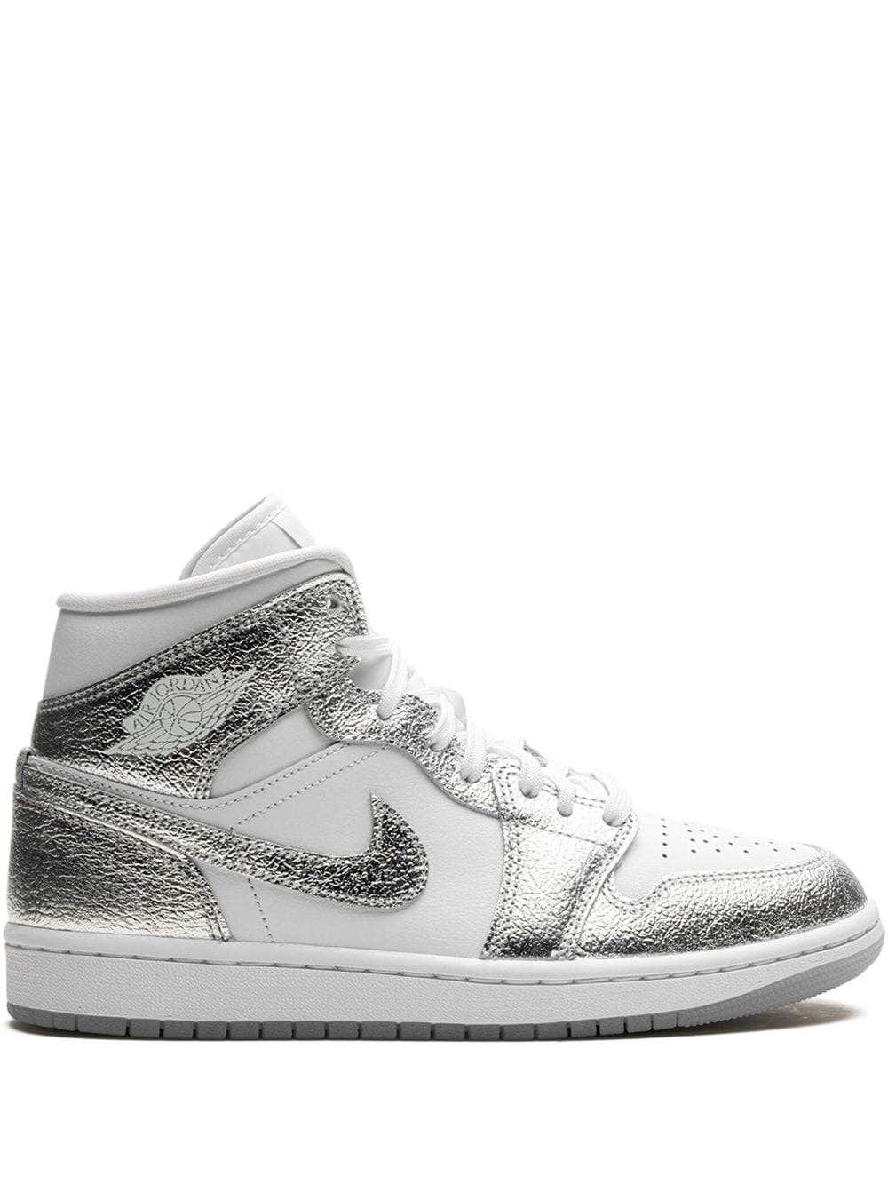 Jordan Air Jordan 1 Mid SE "Metallic Silver" Sneakers - Weiß von Jordan