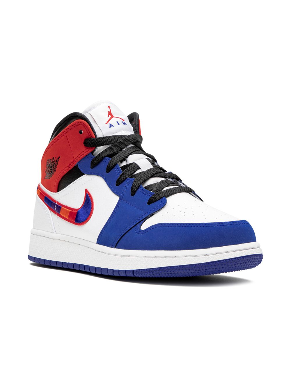 Jordan Kids 'Air Jordan 1 Mid SE (GS)' Sneakers - Weiß von Jordan Kids