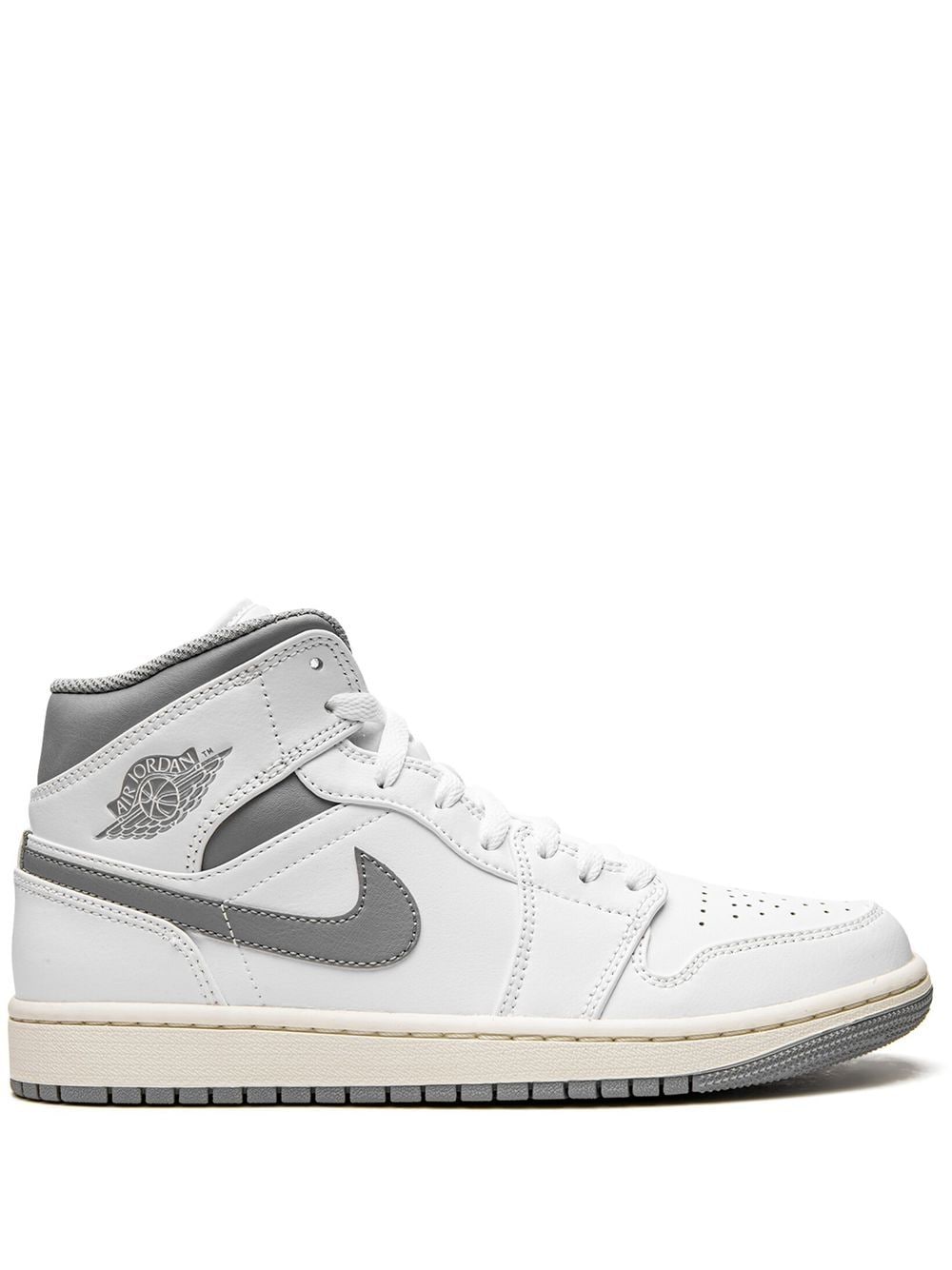 Jordan Air Jordan 1 Mid White/Stealth Grey Sneakers - Weiß von Jordan