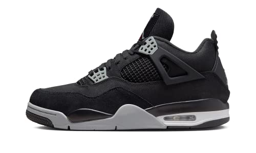 Jordan Air Jordan 4 DH7138 006 Herren-Basketballschuhe, Größe 43, Schwarz (Black Canvas) von Jordan