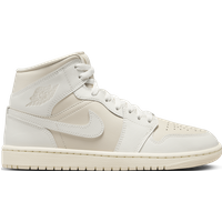Jordan Aj1 Mid Damen Sneaker - Beige - Größe 40 - Leder von Jordan