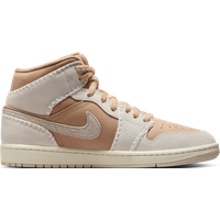 Jordan Aj1 Mid Damen Sneaker - Braun - Größe 38.5 - Netz/Synthetik von Jordan