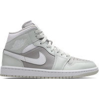 Jordan Aj1 Mid Damen Sneaker - Grau - Größe 38.5 - Netz/Synthetik von Jordan
