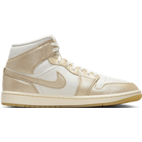 Jordan Aj1 Mid Damen Sneaker - Weiß - Größe 44.5 - Netz/Synthetik von Jordan