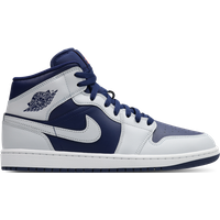 Jordan Aj1 Mid Herren Sneaker - Blau - Größe 41 - Leder, Synthetik von Jordan